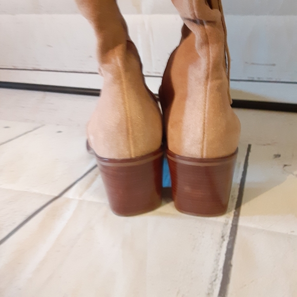 COPY - HOKUS POKUS WORN ONCE "CUERVO" LEATHER BOOTS - Picture 4 of 5